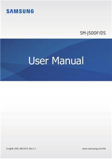 Samsung Galaxy J5 (2015) manual. Smartphone Instructions.
